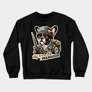 French Bulldog soldier Crewneck Sweatshirt